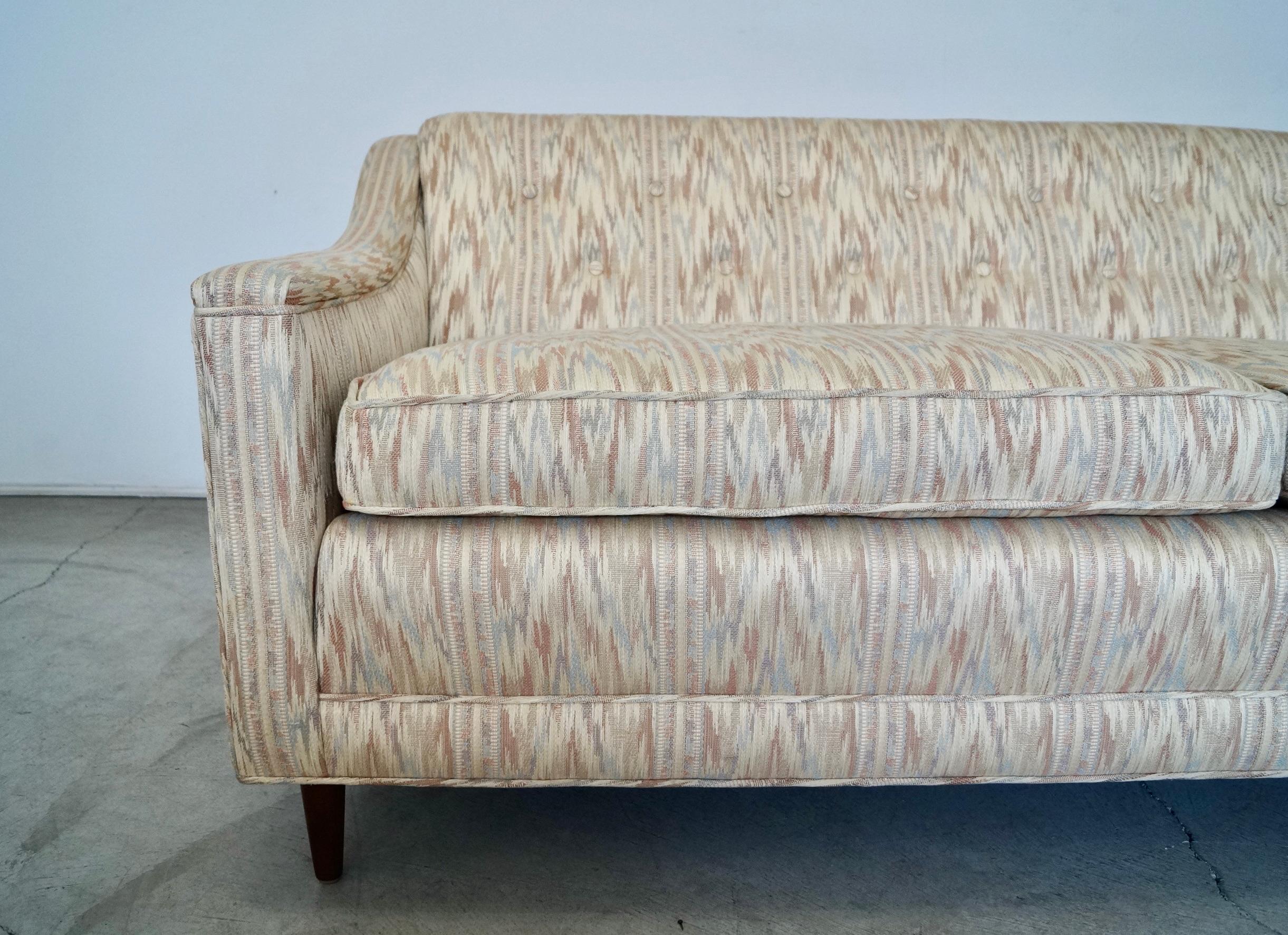 1960's Flame Stitch Sofa 11