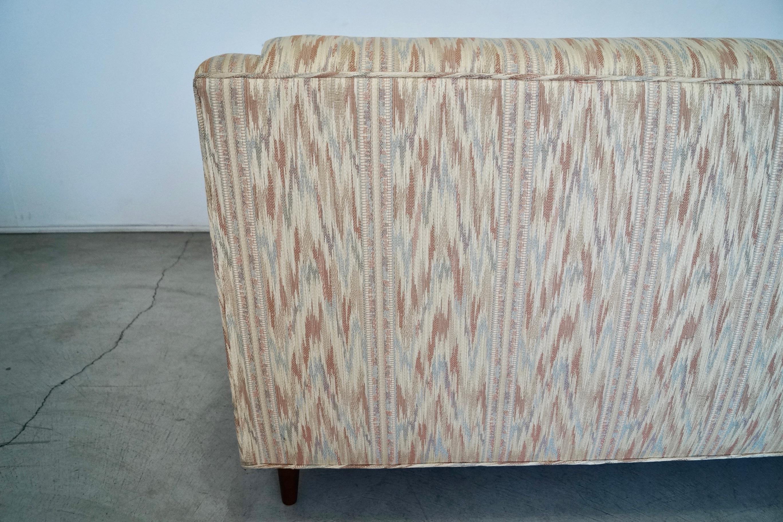 1960's Flame Stitch Sofa 1