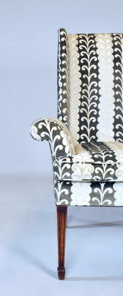 1960's Flared Armchair Italian Modern