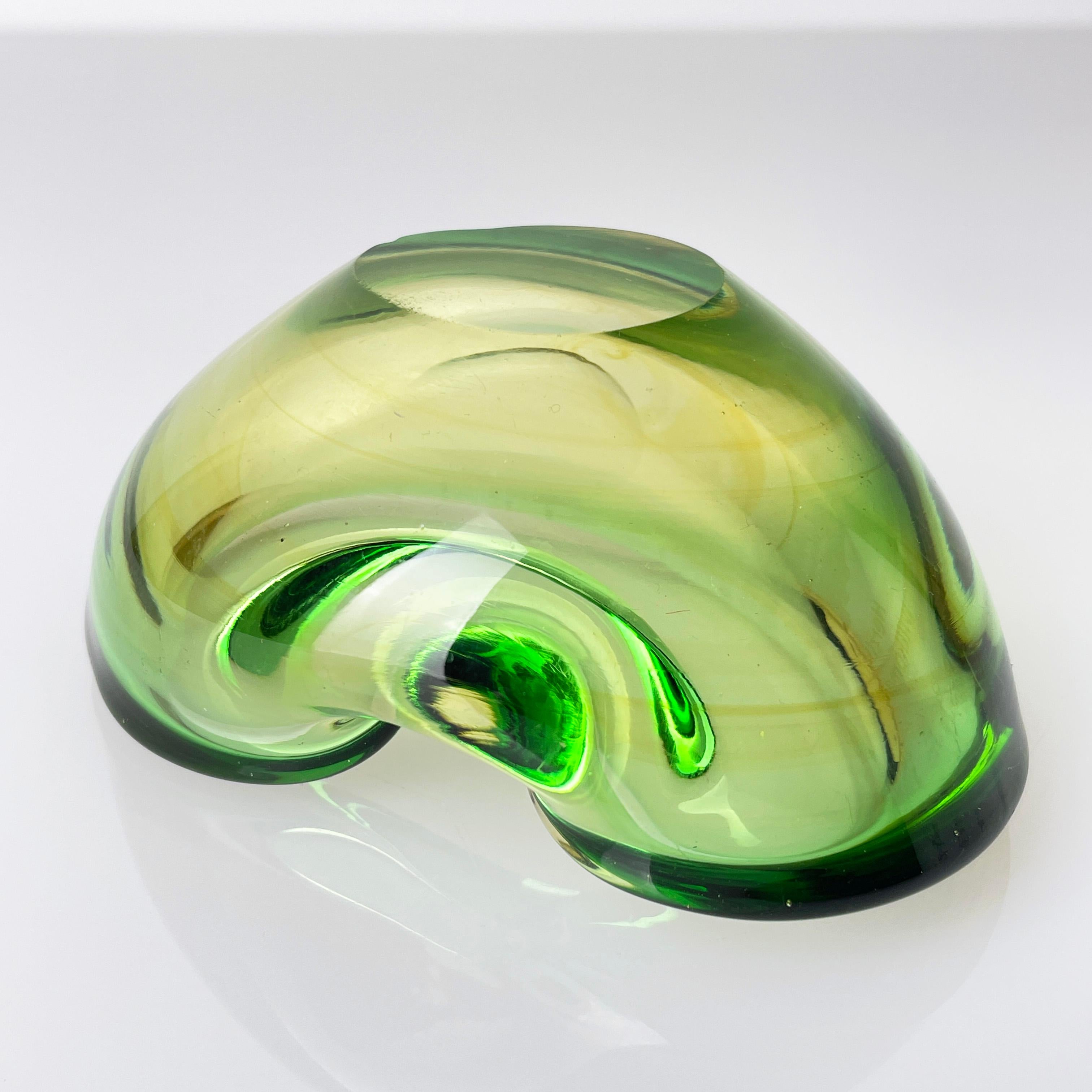 1960er Flavio Poli Aschenbecher aus Murano Glass Sommerso im Angebot 8