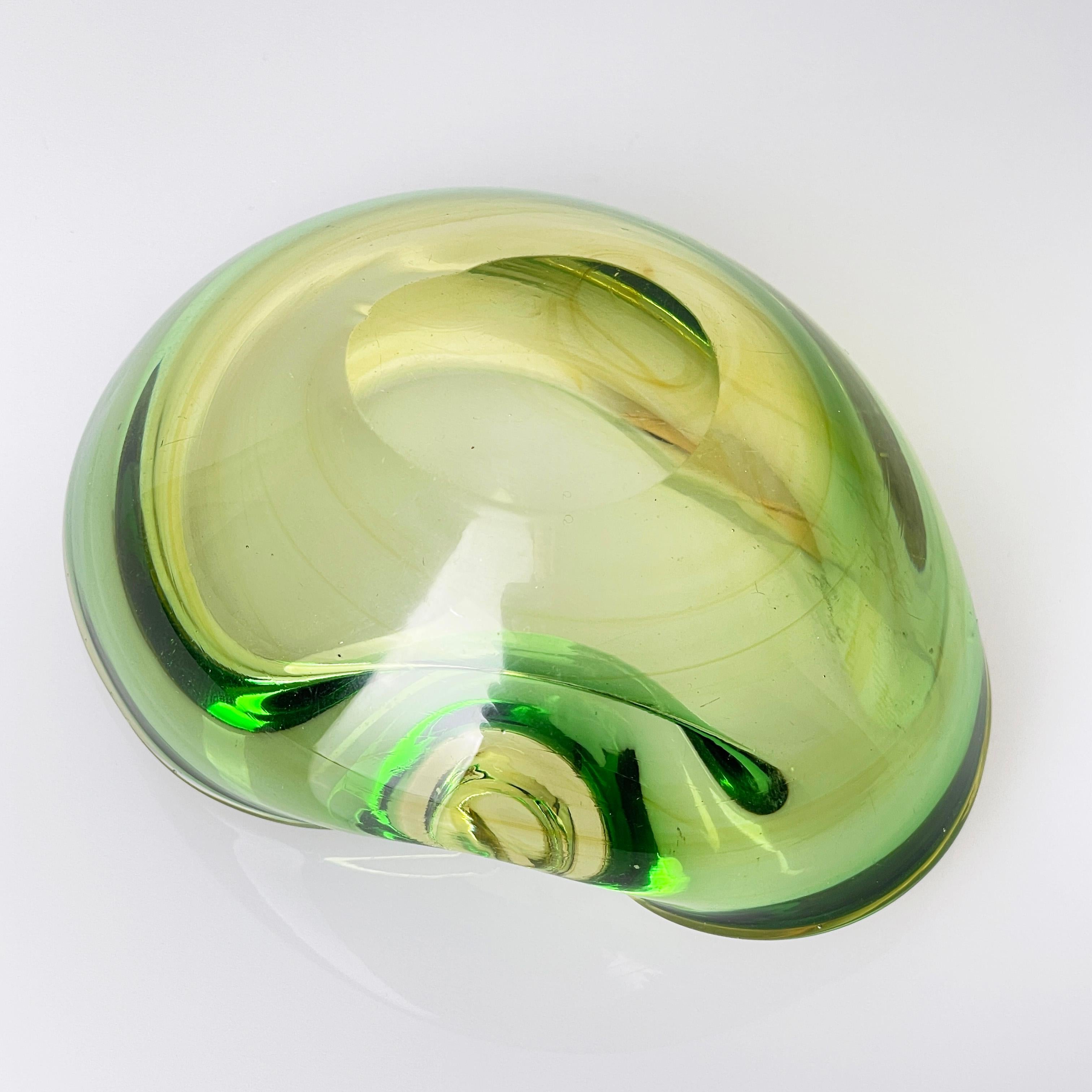 1960er Flavio Poli Aschenbecher aus Murano Glass Sommerso im Angebot 10