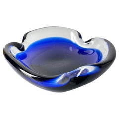 1960er Flavio Poli Aschenbecher aus Murano Glass Sommerso