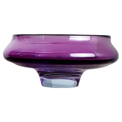 1960s Flavio Poli Purple Bowl