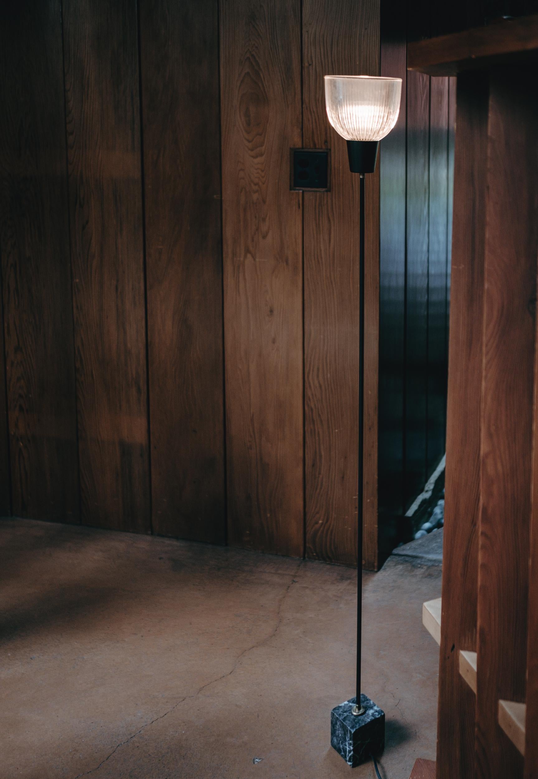 Metal 1960s Floor Lamp Attributed to Ignazio Gardella for Azucena