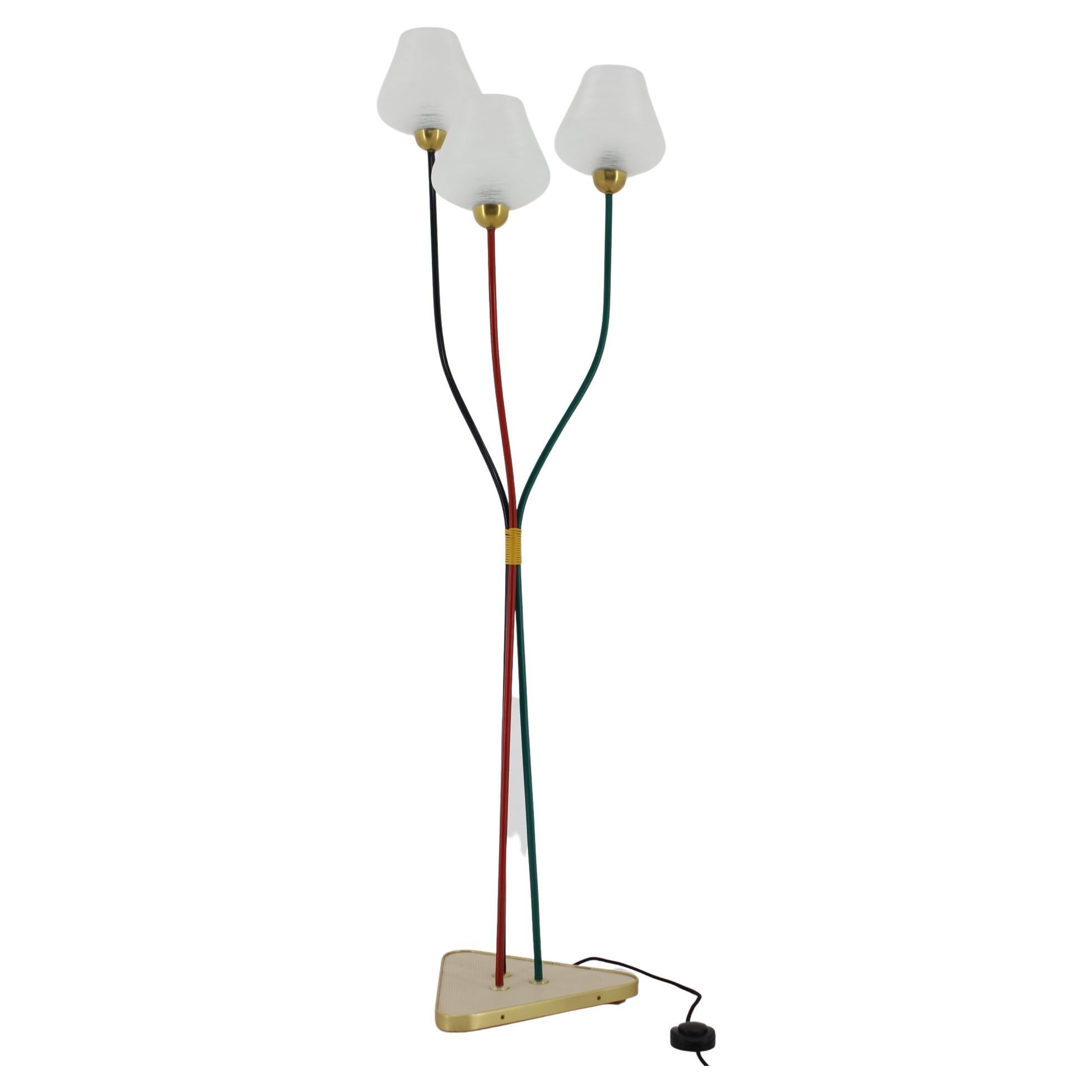 1960s Floor Lamp, Czechoslovakia For Sale