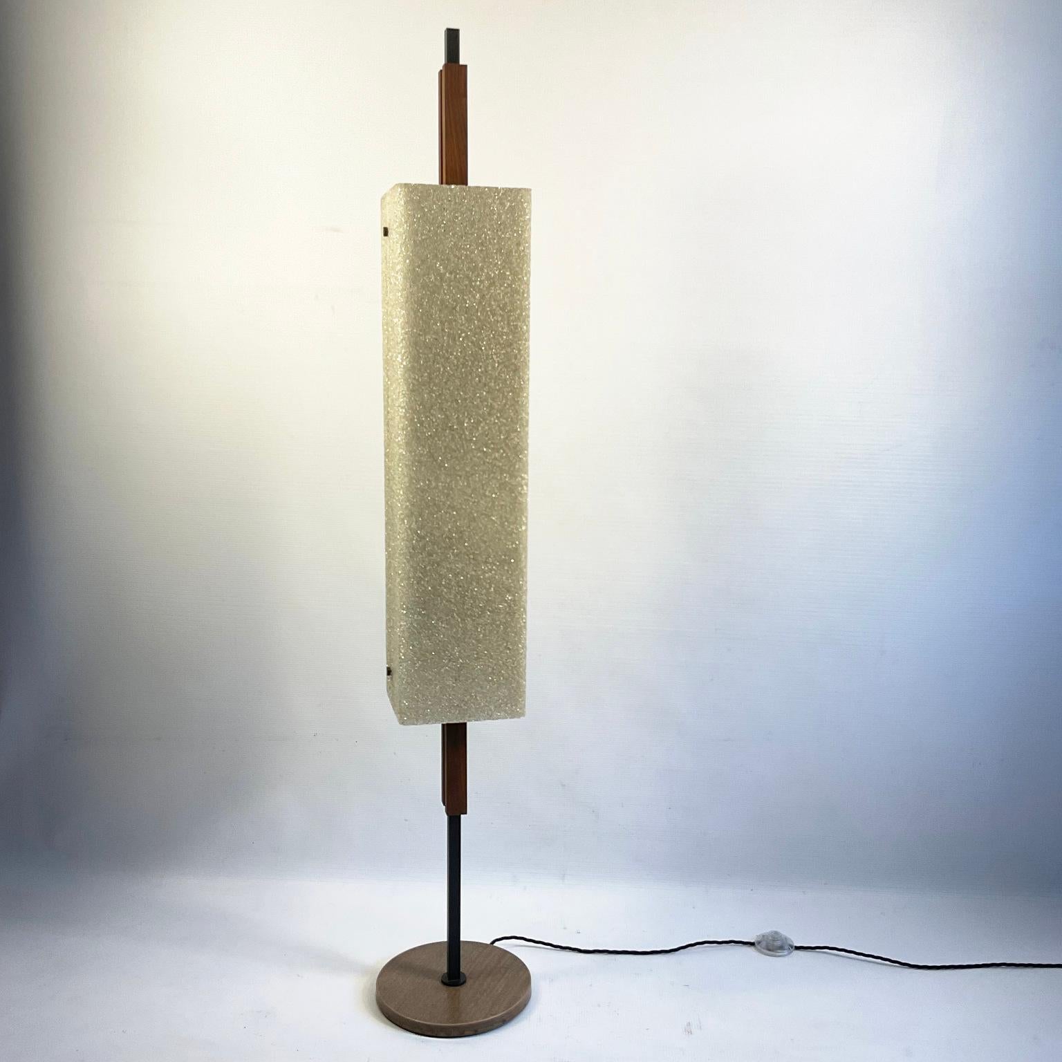 1960s Maison Arlus Floor Lamp Totem in Granite Resin 2