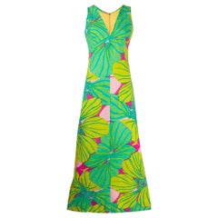 Vintage 1960s Floral Fantasy Dress