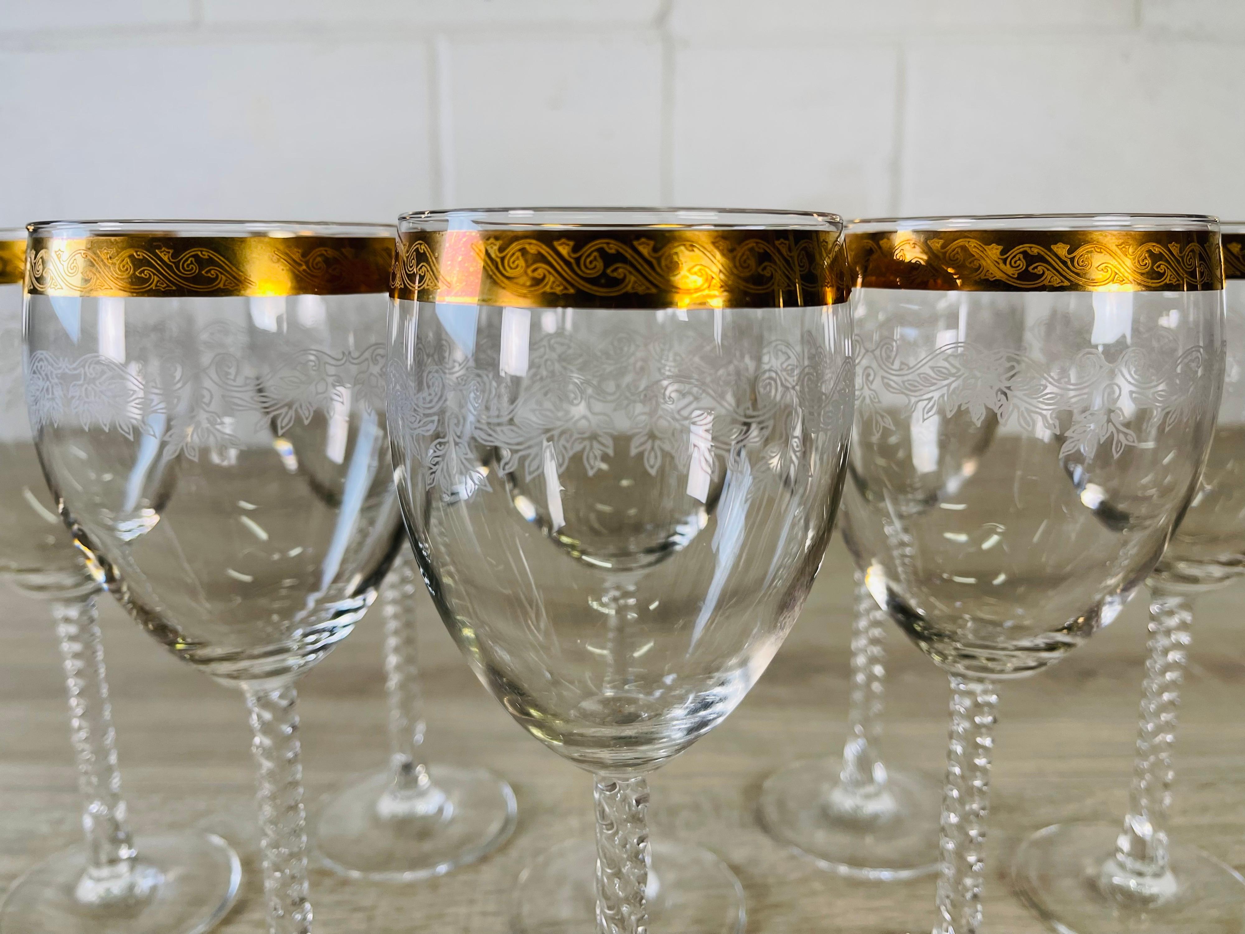 1960s wine glasses