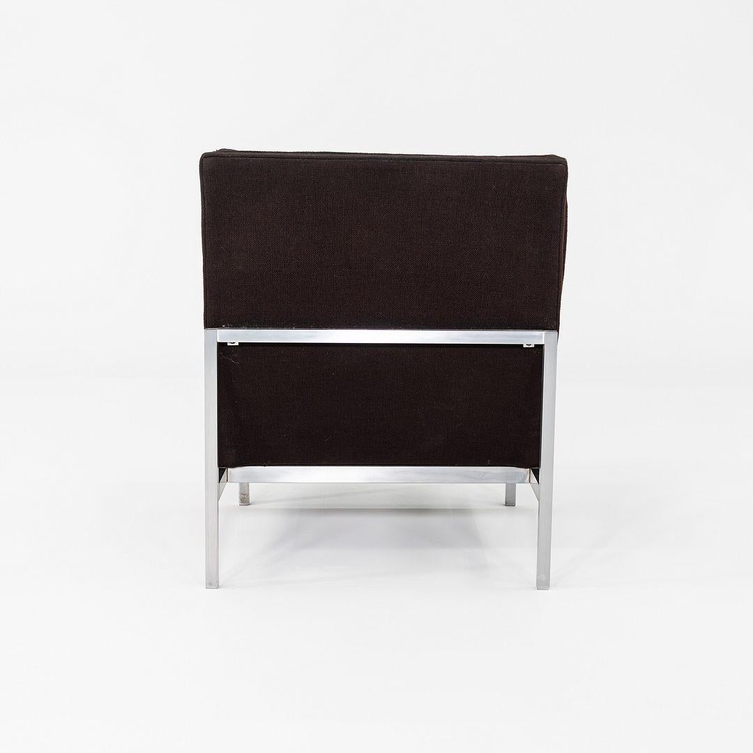 Moderne Chaise longue sans bras en tissu Florence Knoll des années 1960 en vente