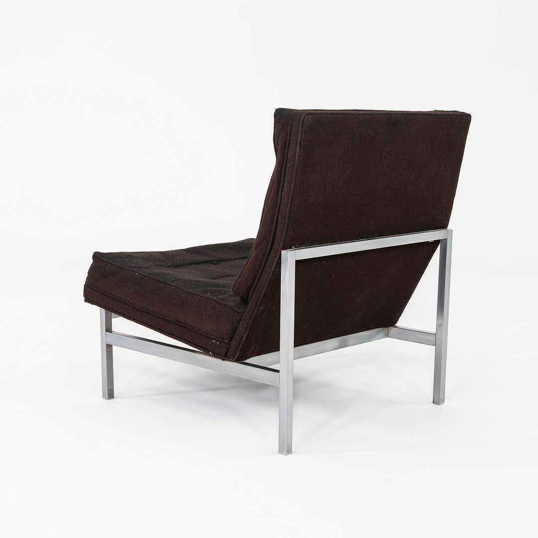 Américain Chaise longue sans bras en tissu Florence Knoll des années 1960 en vente