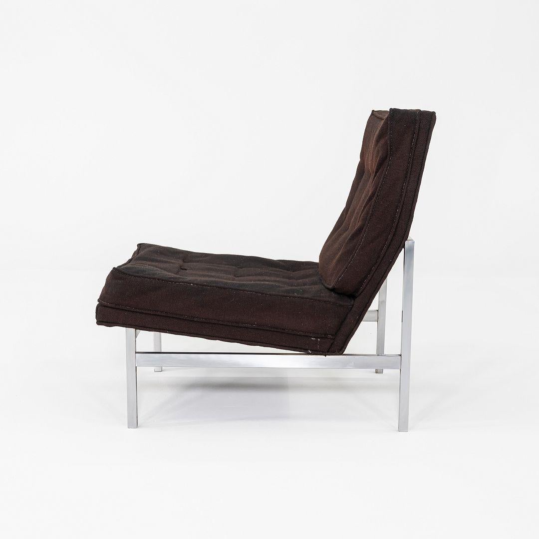 Chaise longue sans bras en tissu Florence Knoll des années 1960 Bon état - En vente à Philadelphia, PA