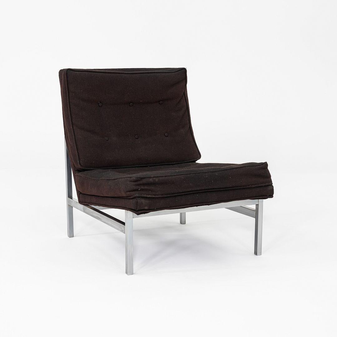 Chaise longue sans bras en tissu Florence Knoll des années 1960 en vente 1