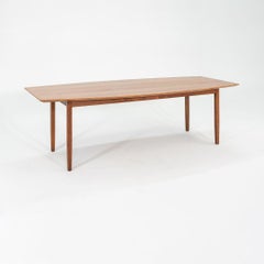 1960s Florence Knoll Conference or Dining Table in Walnut / Steel 96 x 42 inches