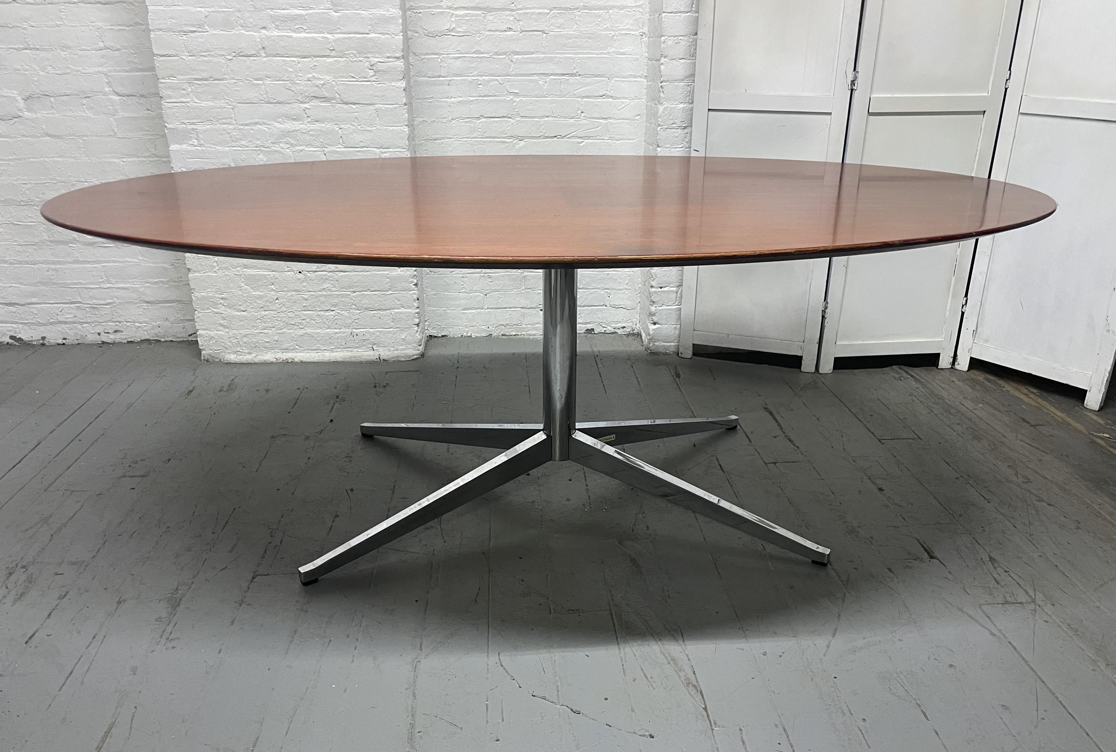 Table de salle à manger Florence Knoll des années 1960 Bon état - En vente à New York, NY