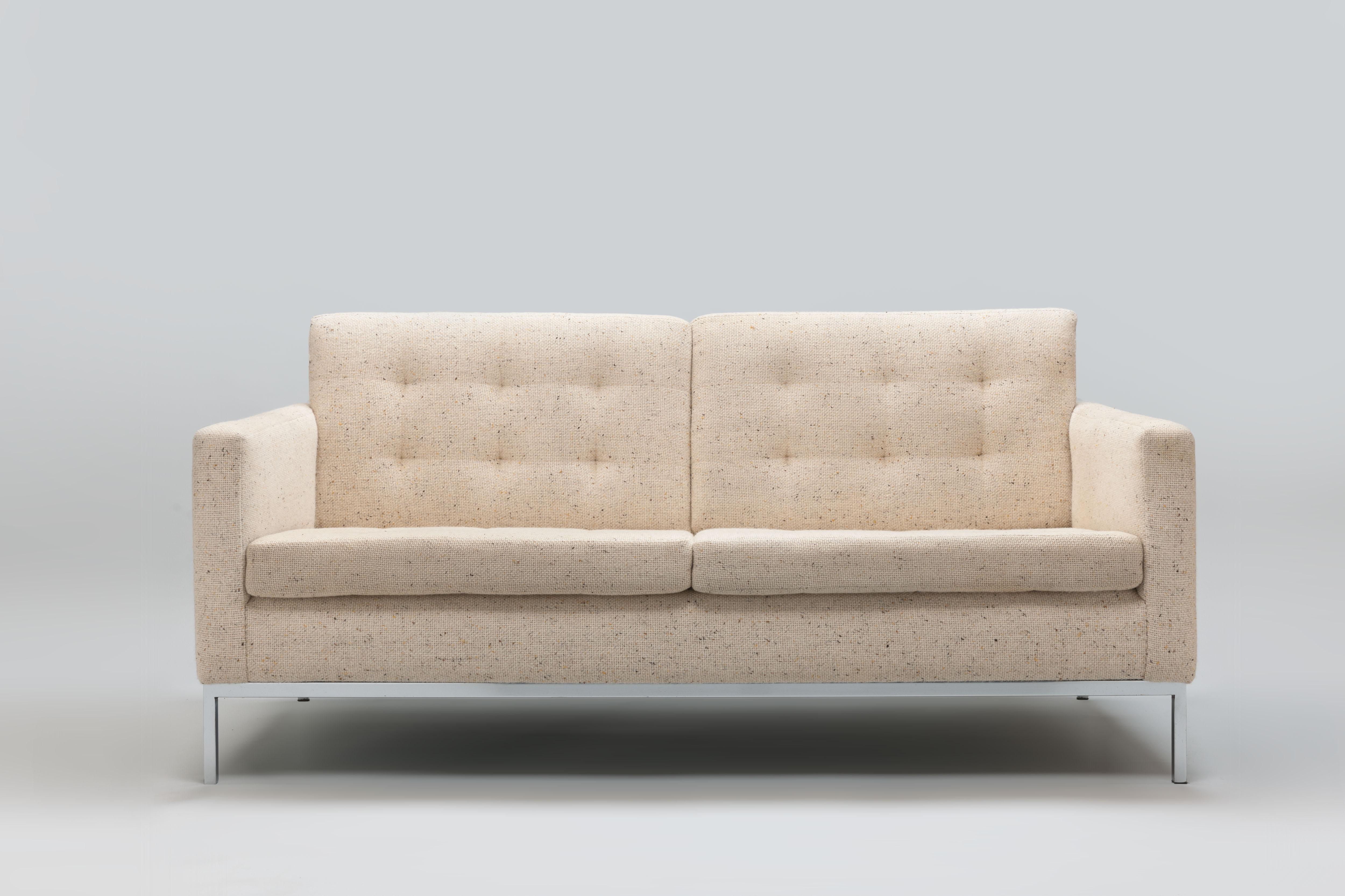 1960's Florence Knoll Lounge Series Sofa Settee by Knoll International 9