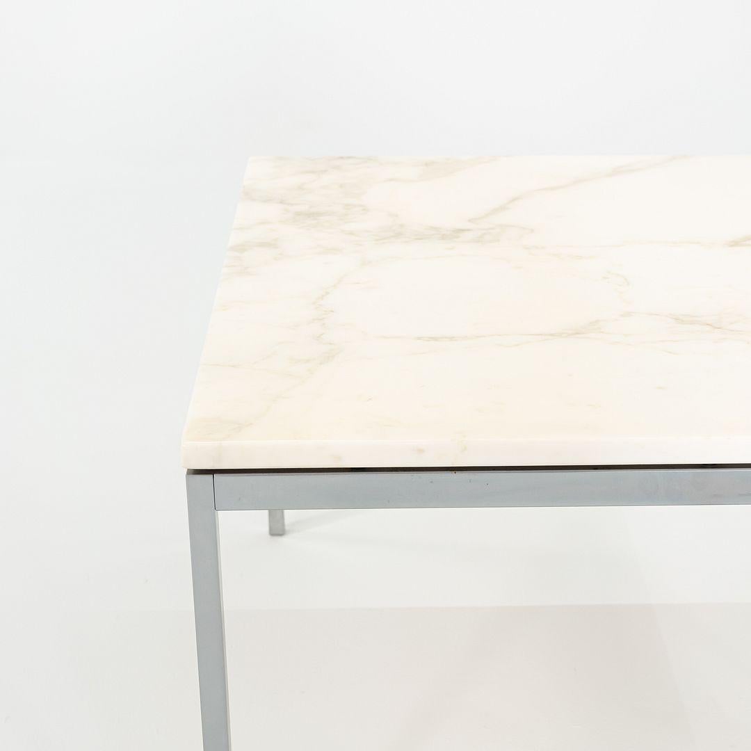 1960s Florence Knoll Square Marble Coffee / Side / End Table 29.5 in en vente 3
