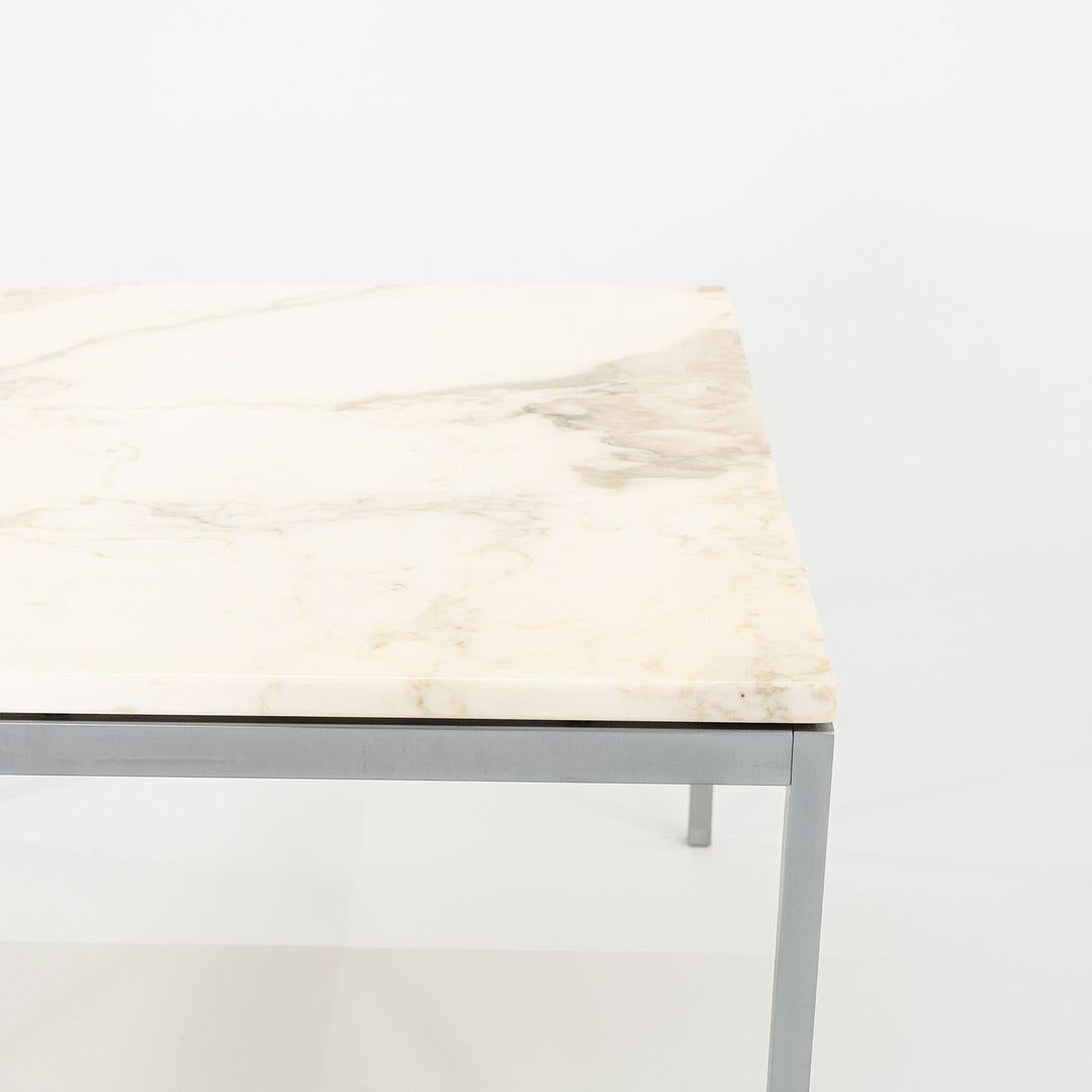 1960s Florence Knoll Square Marble Coffee / Side / End Table 29.5 in en vente 4