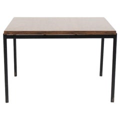 1960s Florence Knoll T Angle 24 inch End / Side Table w/ Formica Top, Model 304
