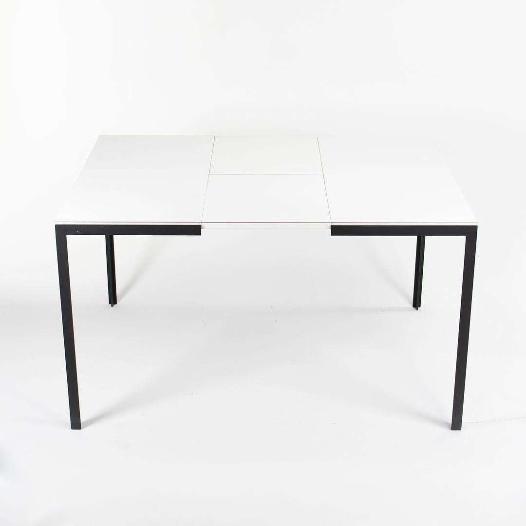 Moderne Années 1960 Florence Knoll Table de salle à manger à rallonge 34-49 pouces, modèle 310 en vente