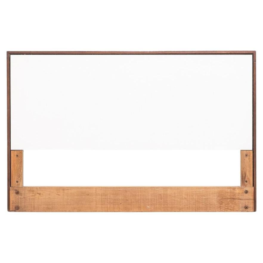 Testiera a due piazze Florence Knoll del 1960 in noce con laminato, Model 740WP in vendita
