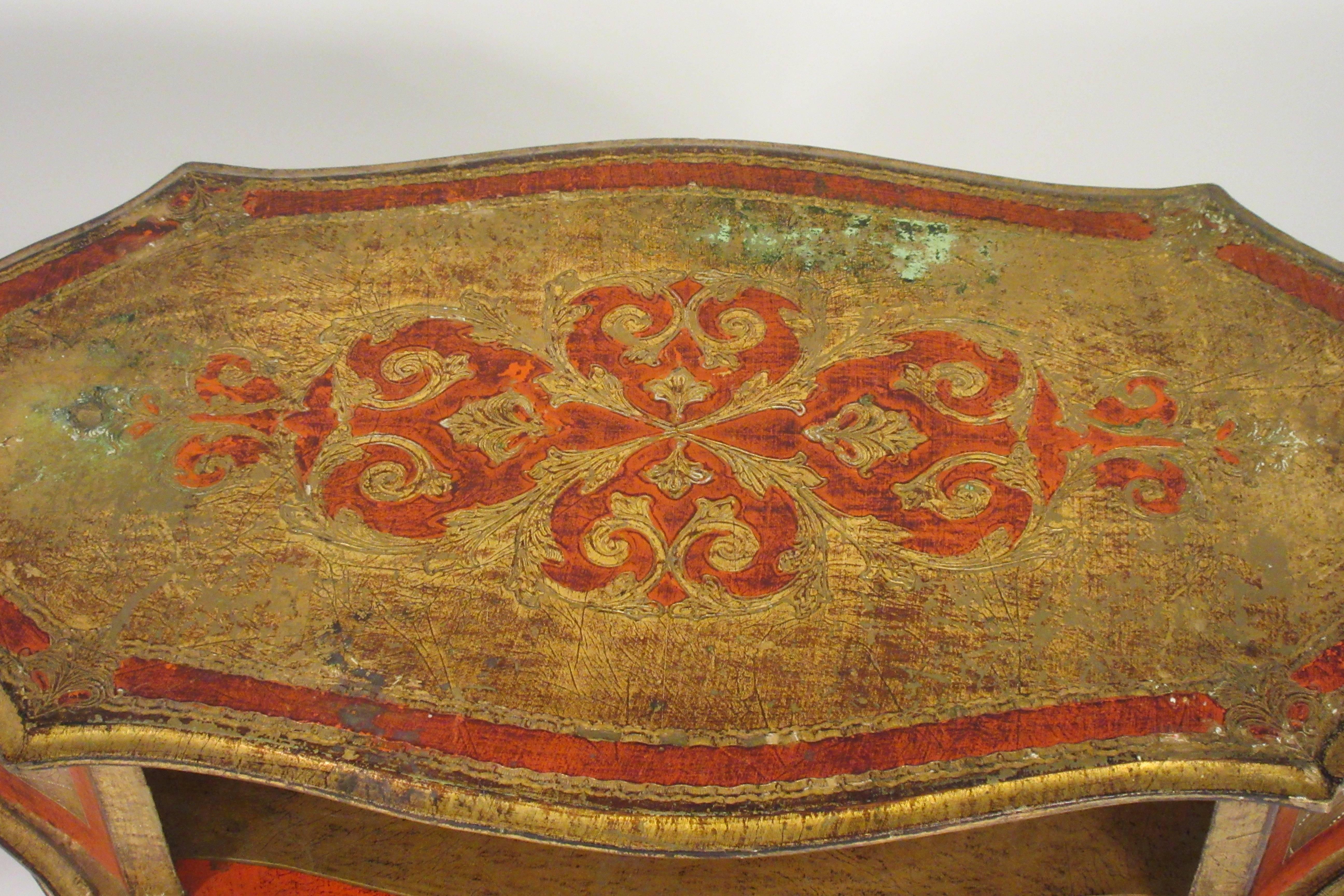 1960s Florentine Italian End Tables In Fair Condition In Tarrytown, NY