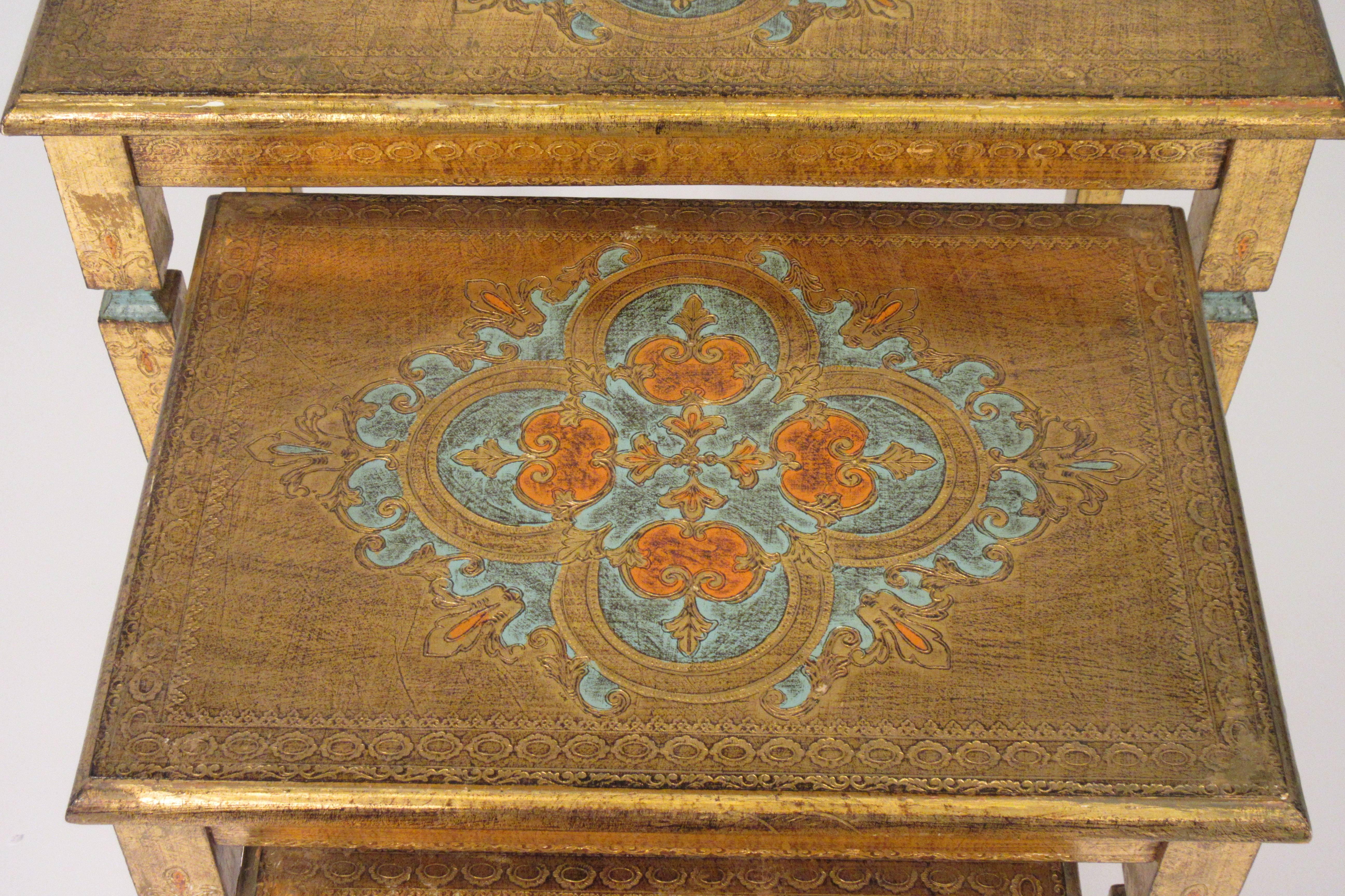 florentine nesting tables for sale
