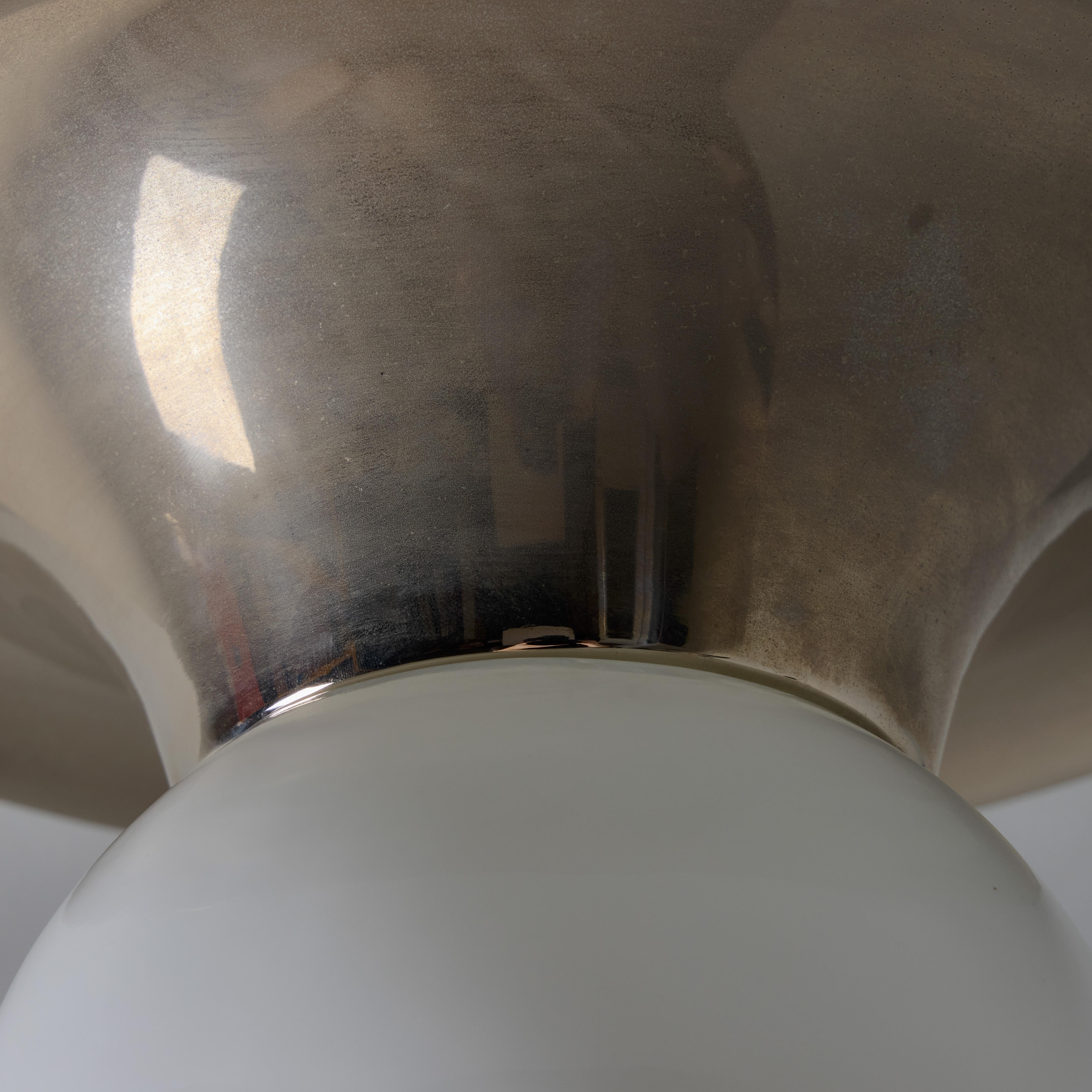 Deckenleuchte „Lichtkugel“ aus Nickel von Flos Achille Castiglioni & Pier Giacomo, 1960er Jahre im Angebot 10