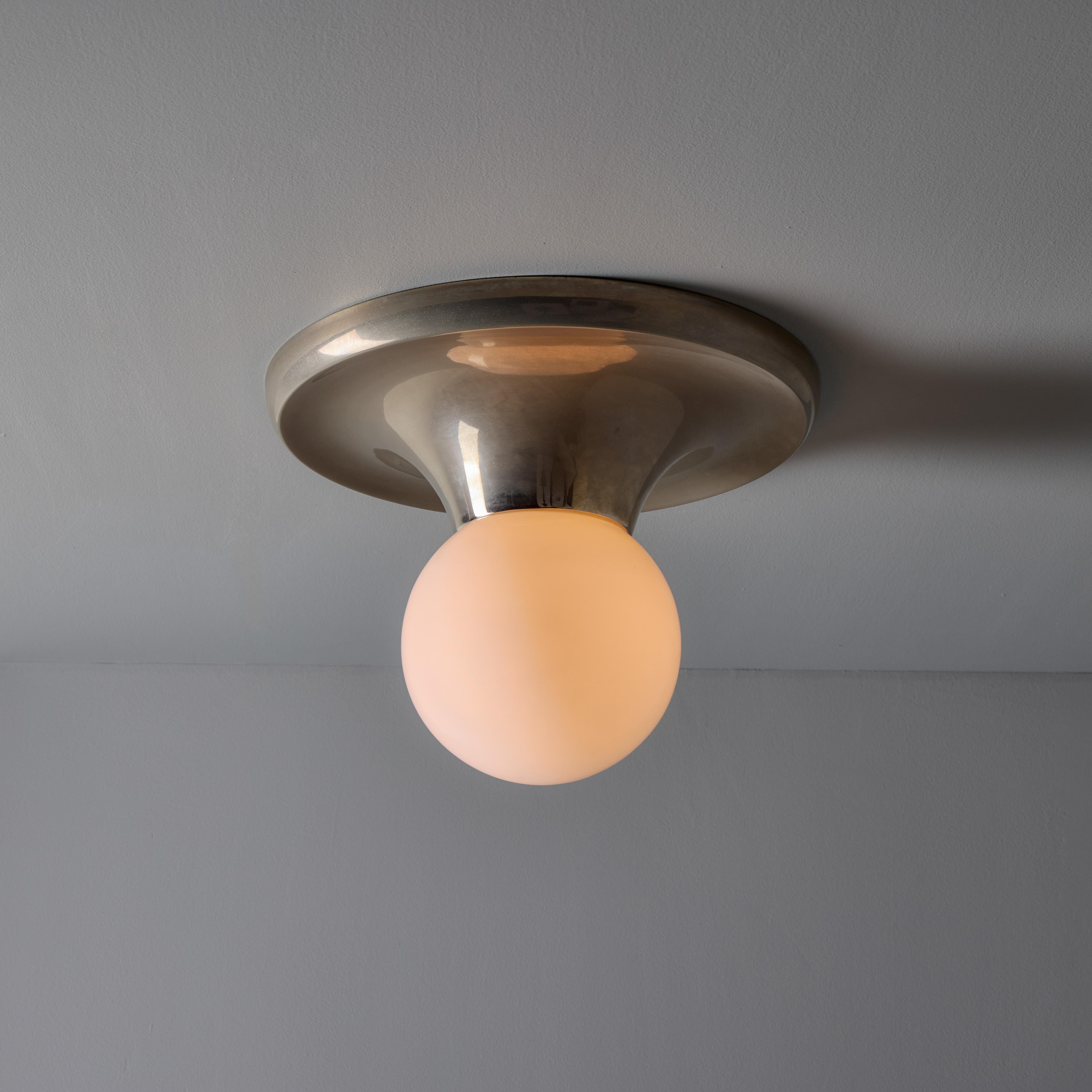 Deckenleuchte „Lichtkugel“ aus Nickel von Flos Achille Castiglioni & Pier Giacomo, 1960er Jahre (Moderne der Mitte des Jahrhunderts) im Angebot