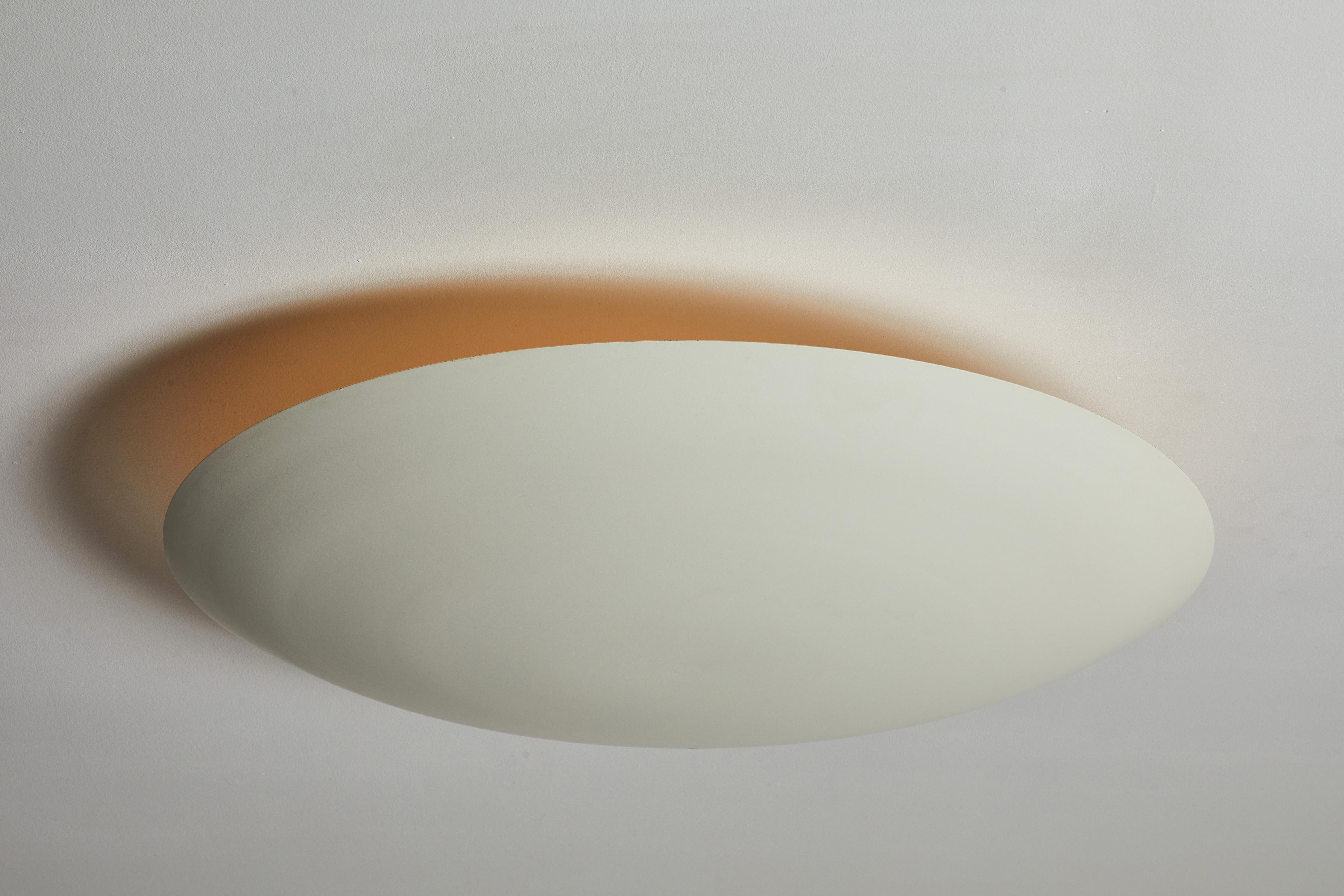 1960s Flush Mount Ceiling Lights In Good Condition In Los Angeles, CA