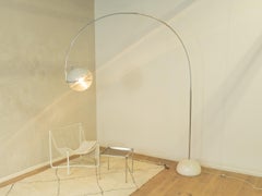1960s FOCUS arc lamp, Fabio Lenci, Guzzini, vintage
