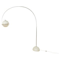 1960s FOCUS arc lamp, Fabio Lenci, Guzzini, vintage