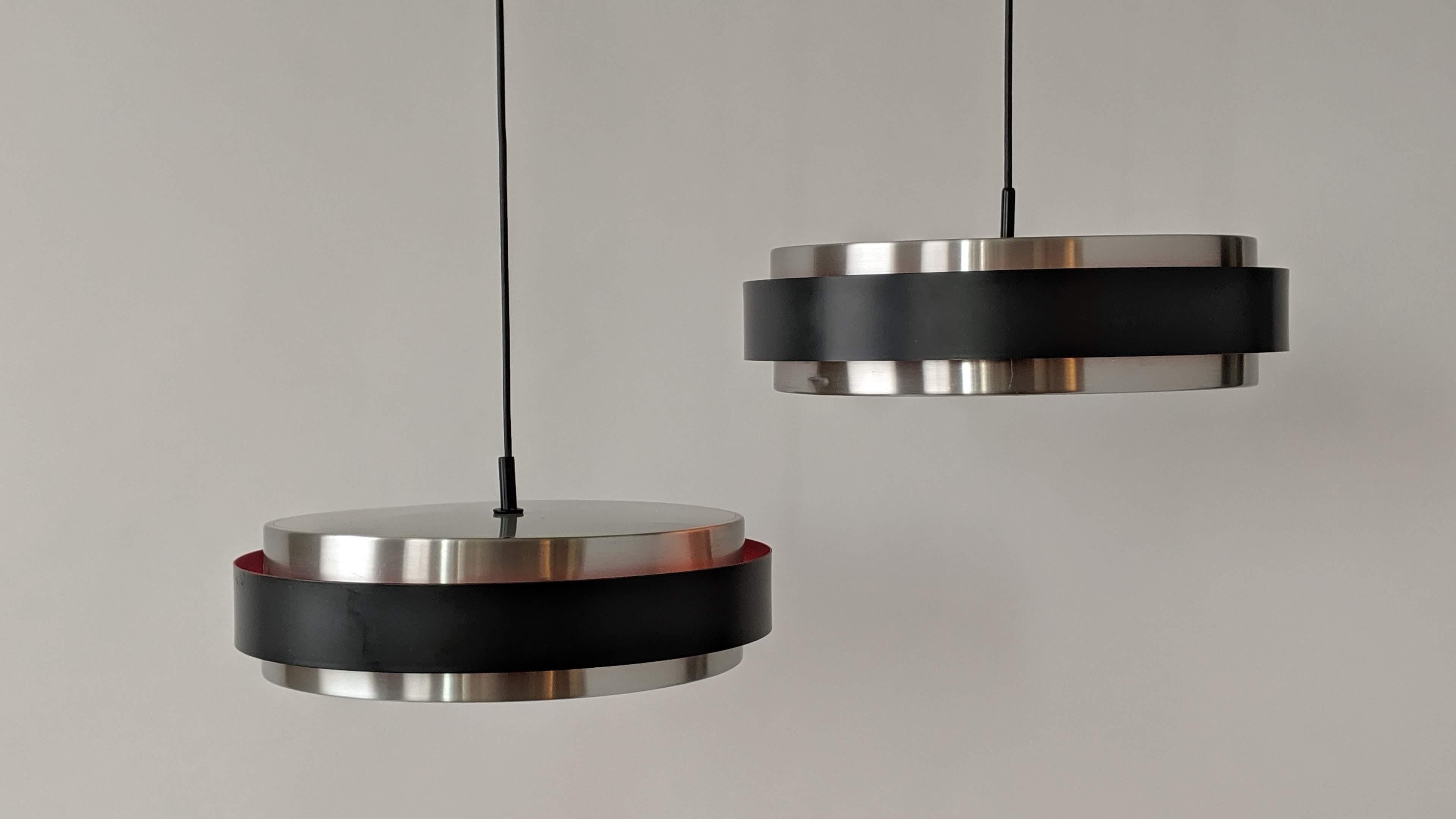 1960s Fog Morup ' Sera ' Pendants, Denmark 3