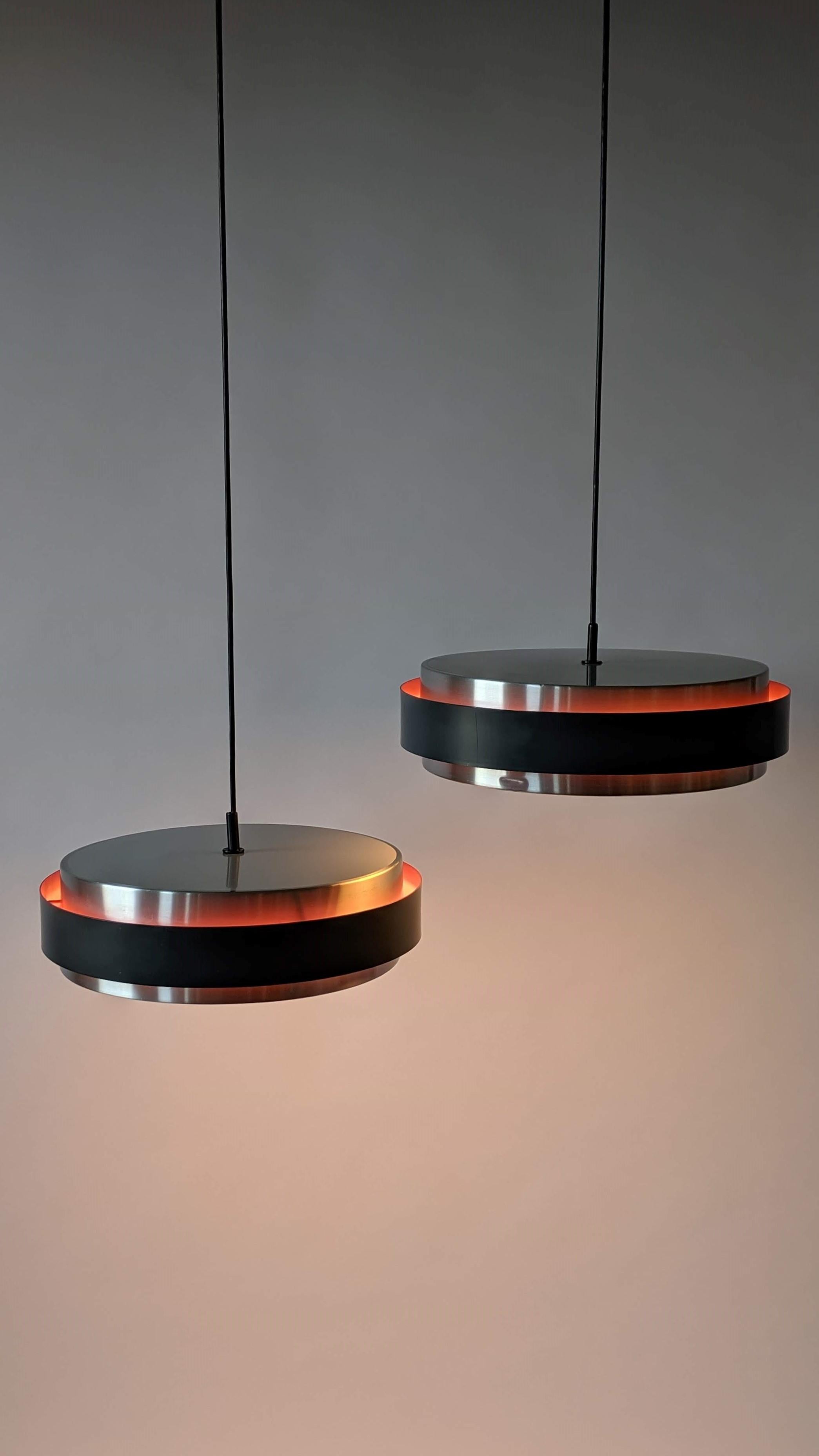 1960s Fog Morup ' Sera ' Pendants, Denmark 5