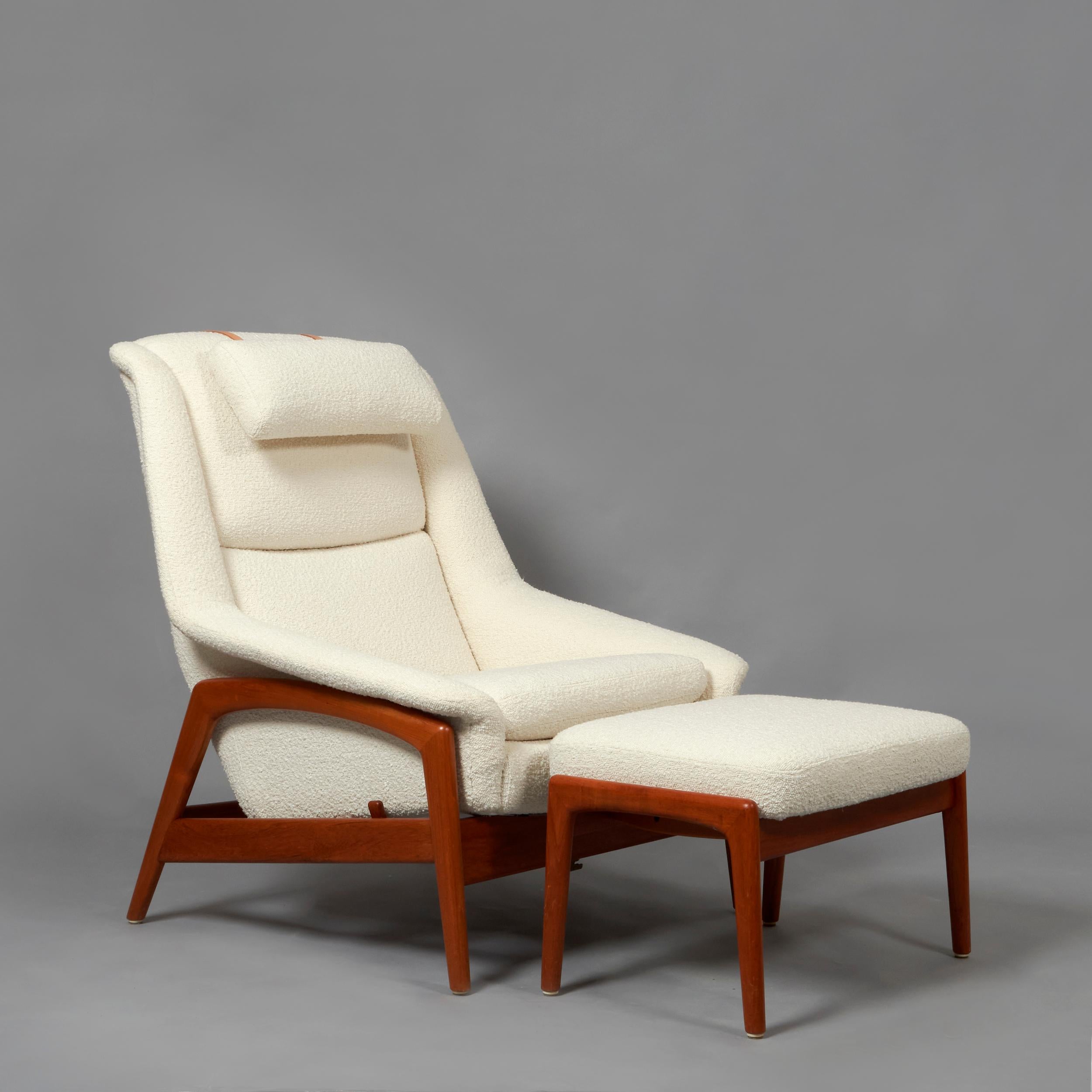 Mid-Century Modern 1960s Folke Ohlsson ‘’Profil’’ Recliner Armchair For Sale