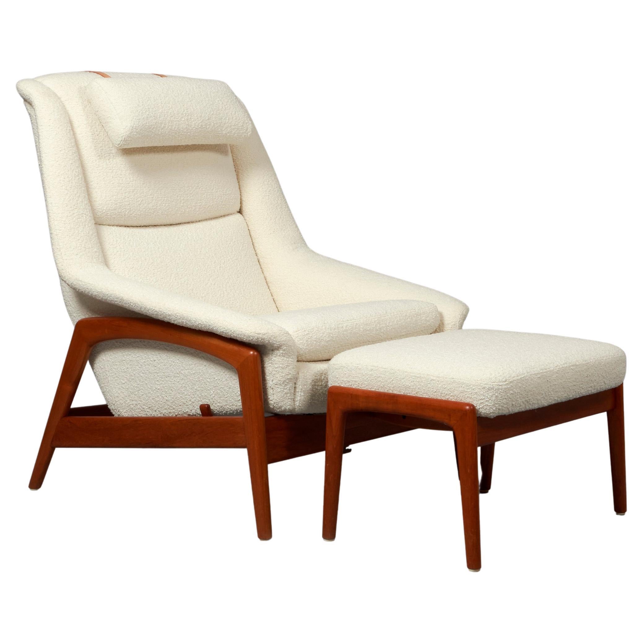 1960s Folke Ohlsson ‘’Profil’’ Recliner Armchair For Sale
