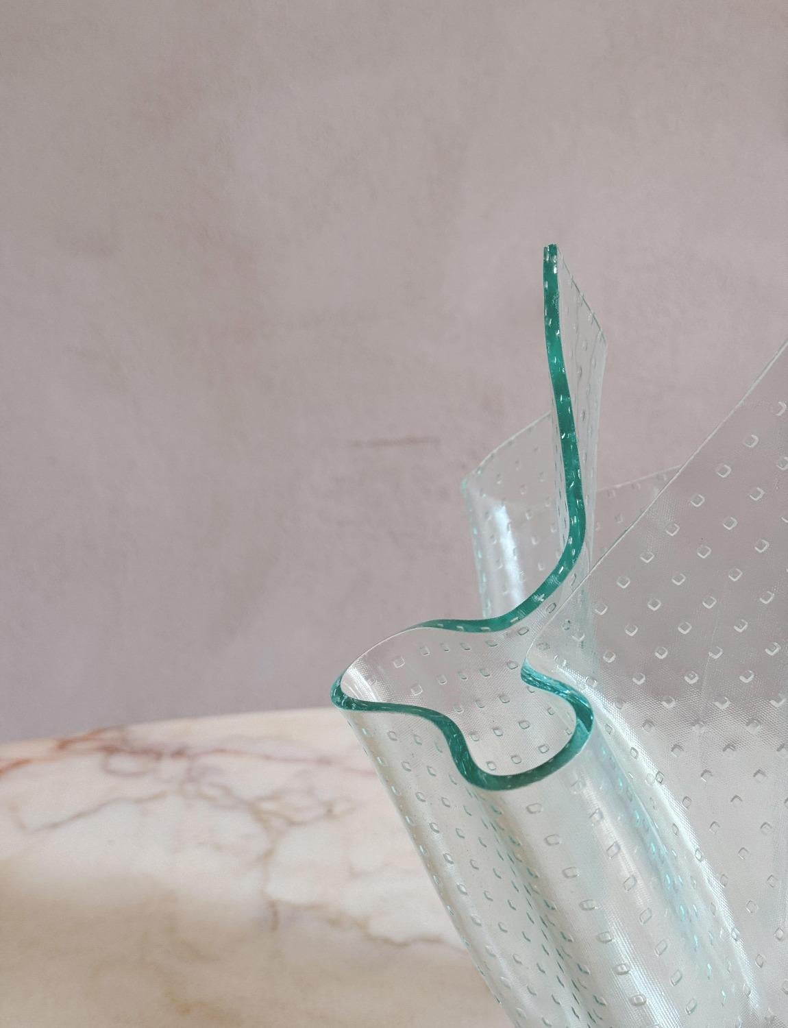 20th Century 1960s Fontana Arte 'Spotted' Tissue Vase For Sale