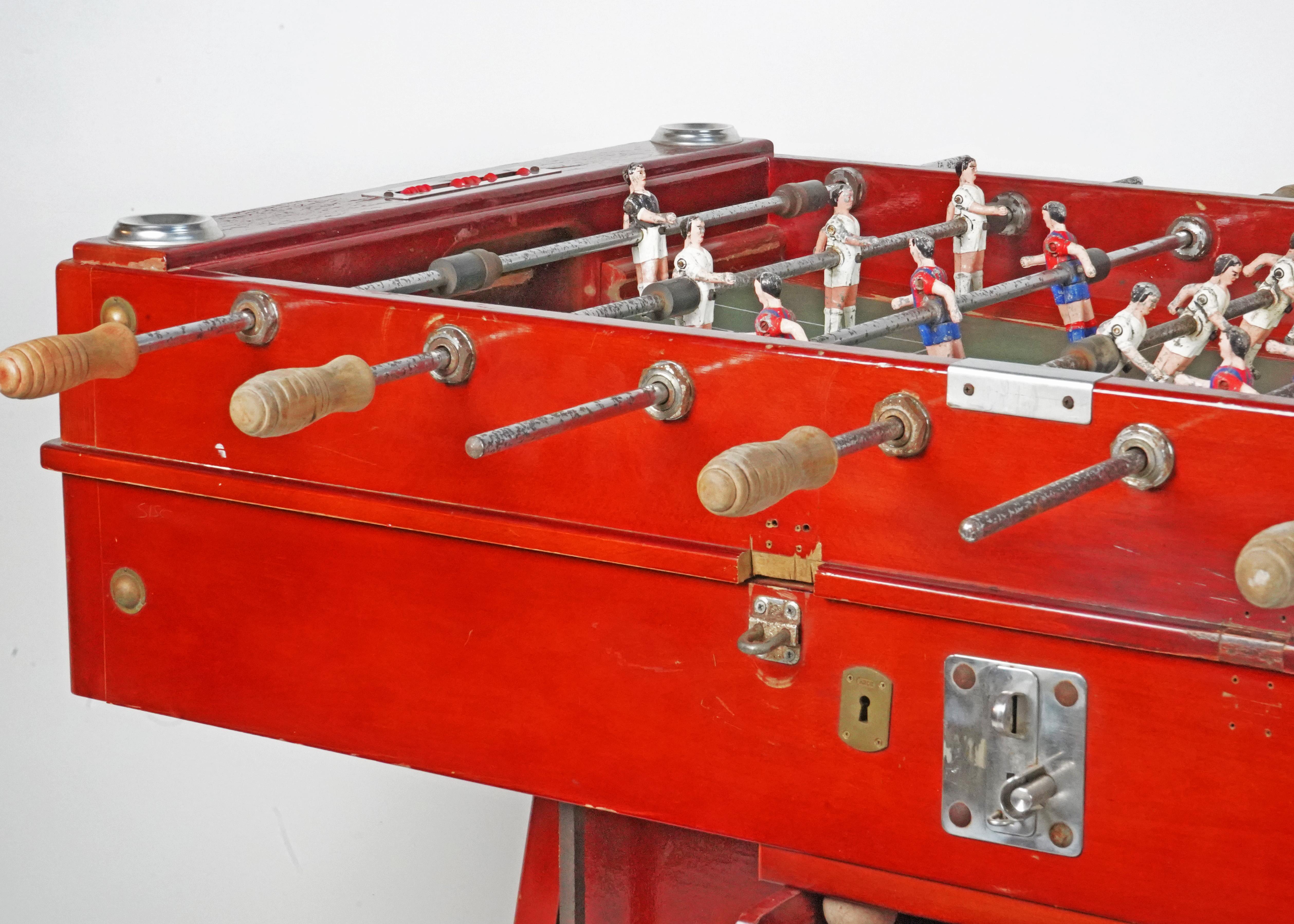 Lacquered 1960's Foosball Table by Cordoba
