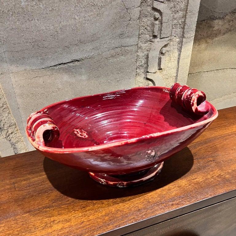 Skulpturale Schale aus italienischer Kunstkeramik der Fortunata Toskana, 1960er Jahre im Angebot 4
