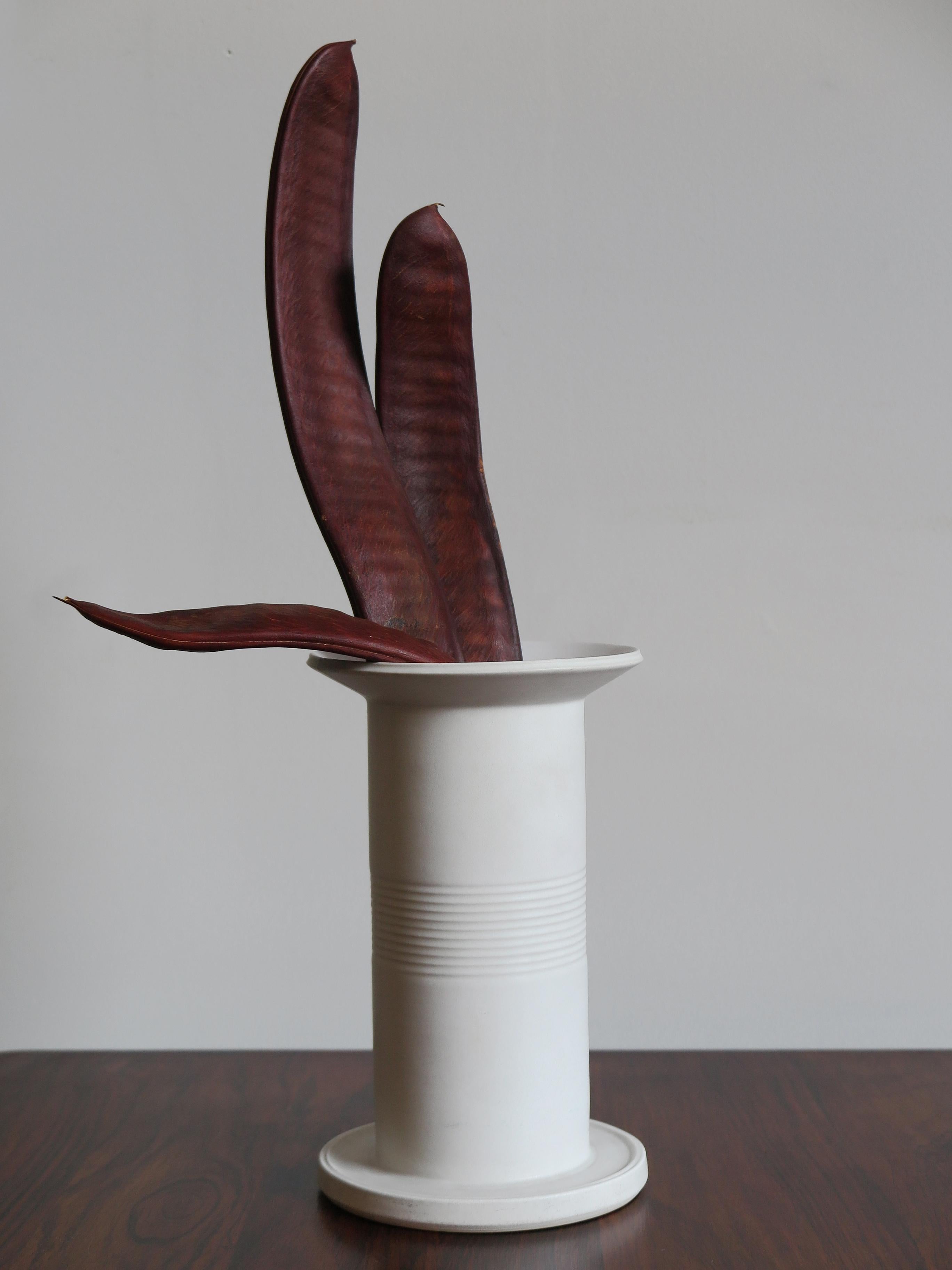 1960s Franco Bucci Italian Mid-Century Modern Ceramic Vase In Distressed Condition In Reggio Emilia, IT