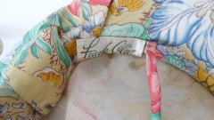 Frank Olive Bonnet à motifs floraux des années 1960