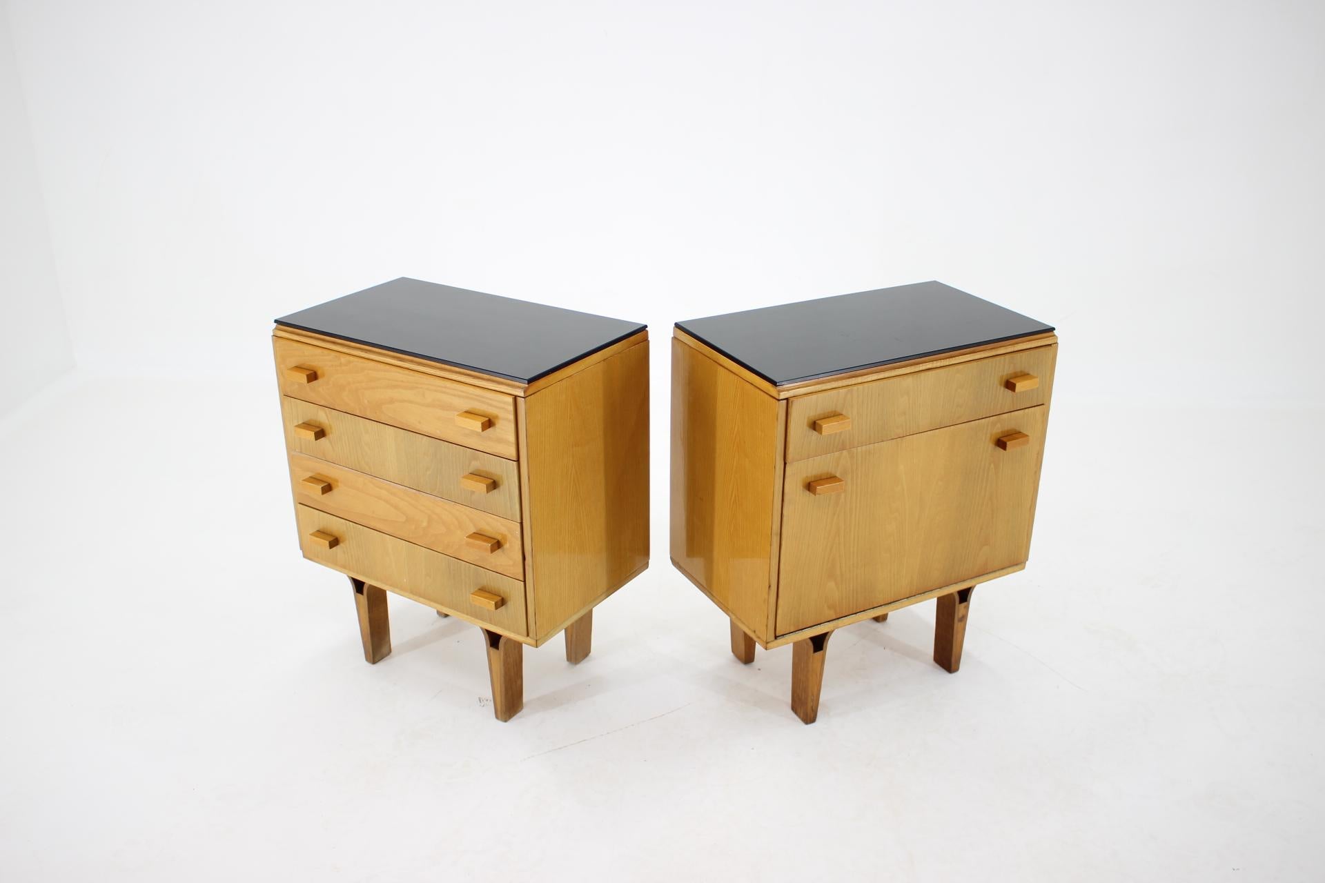 Paire de commodes Mezulanik de Frantisek Mezulanik, Tchécoslovaquie, années 1960 en vente 1