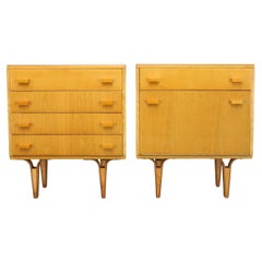 1960s Frantisek Mezulanik Pair of Chest of Drawers, Czechoslovakia