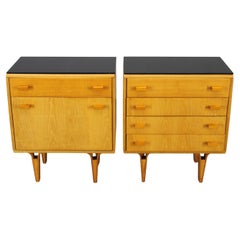 Paire de commodes Mezulanik de Frantisek, Tchécoslovaquie, années 1960