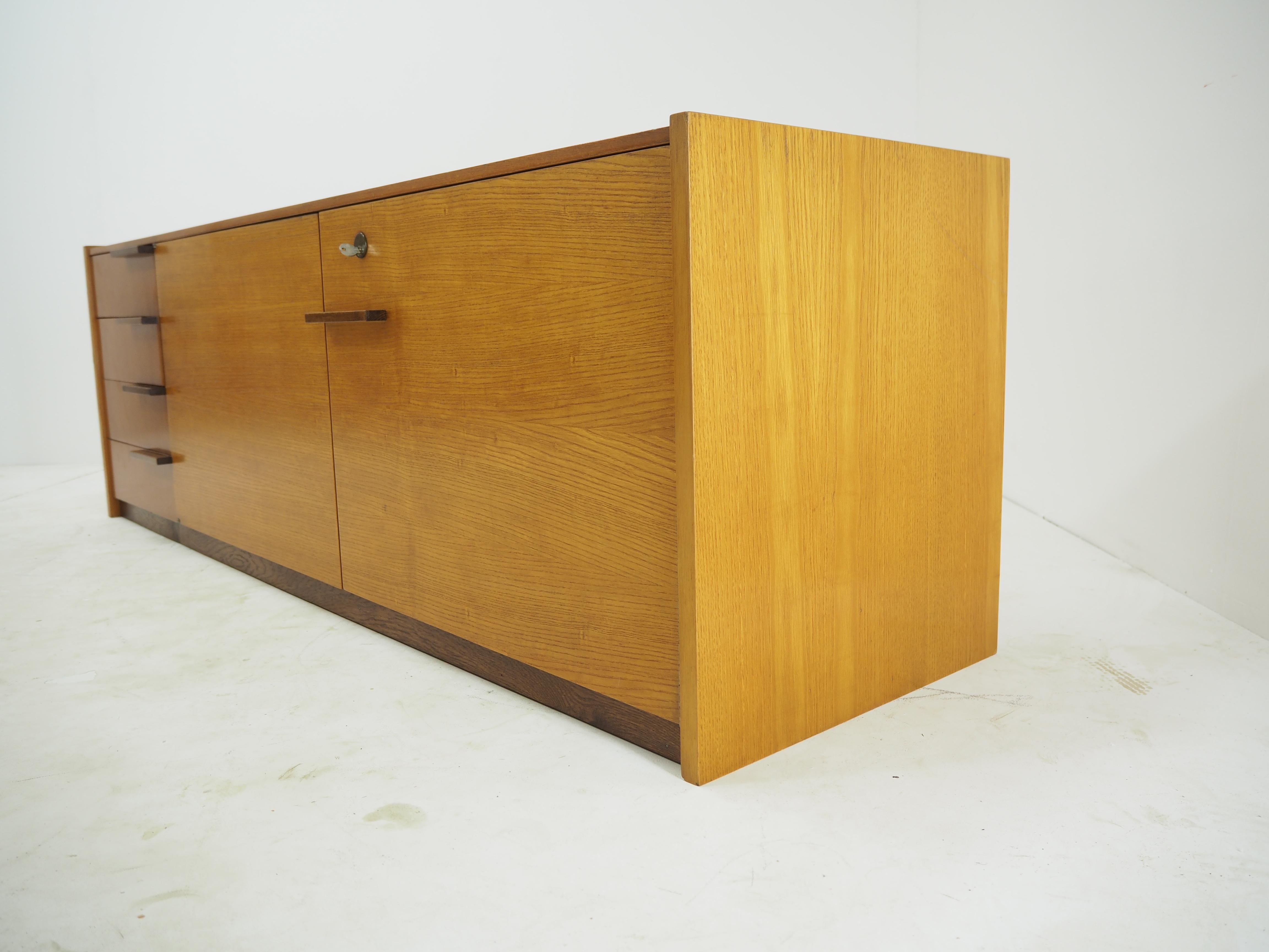 Mid-Century Modern 1960s Frantisek Mezulanik Sideboard , Czechoslovakia For Sale