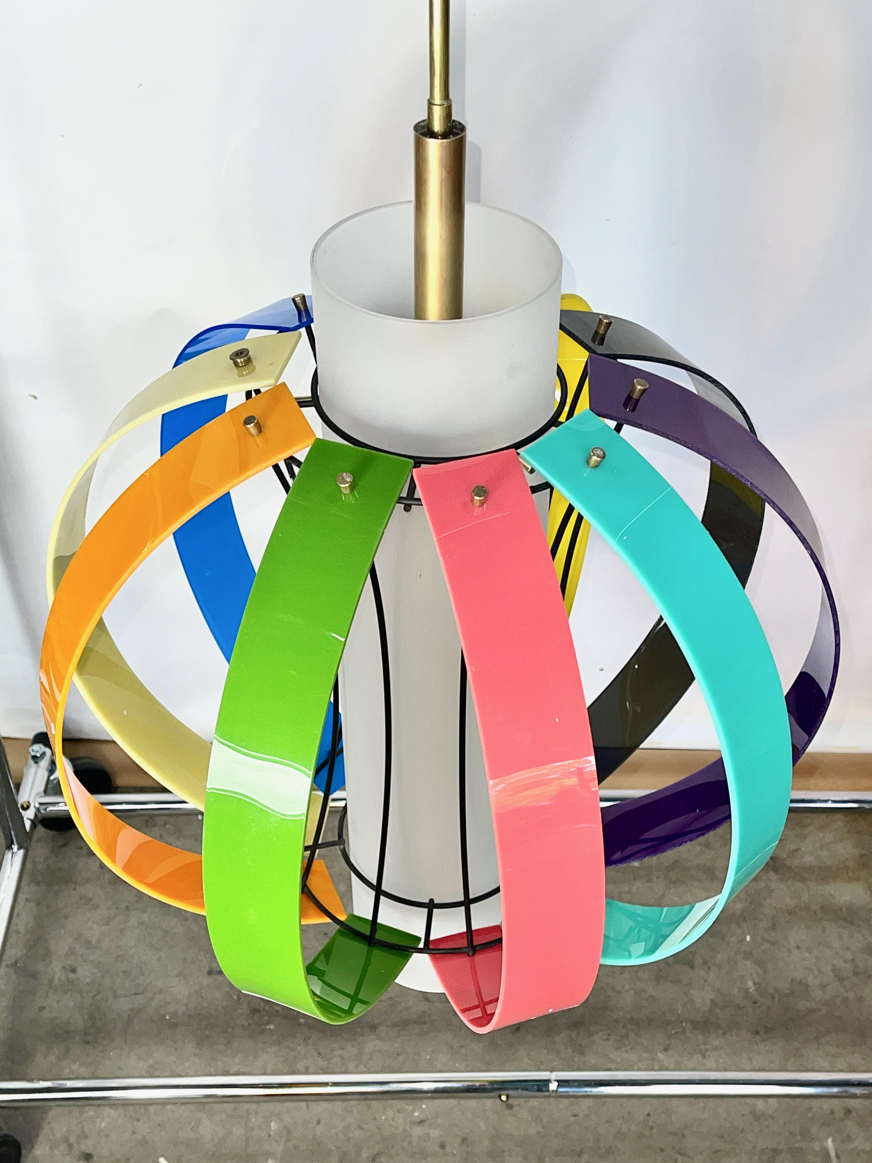 American 1960's Fredrick Ramond Beach Ball Pendant For Sale