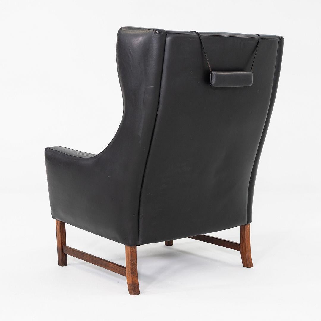 1960er Fredrik Kayser für Vatne Mobler of Norway Model 965H Lounge Chair (Holz) im Angebot
