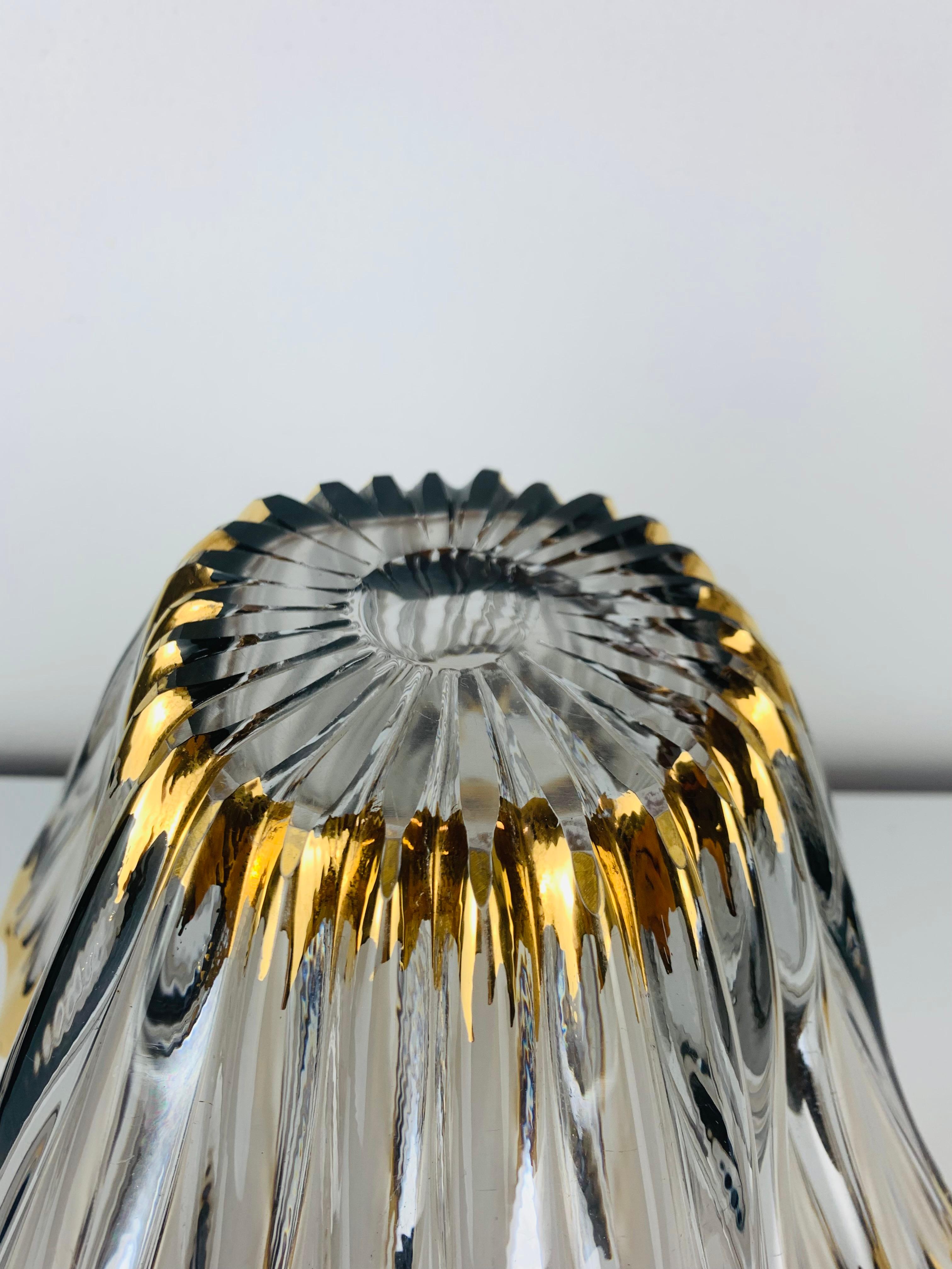 1960's free form golden glass bowl attributed to Cofrac Art Verrier France For Sale 13