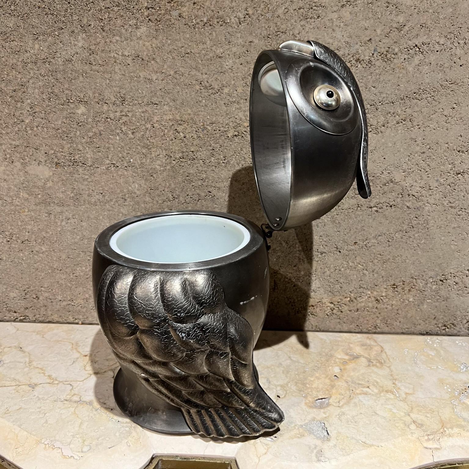 20th Century 1960s French Art Deco Ice Bucket Owl