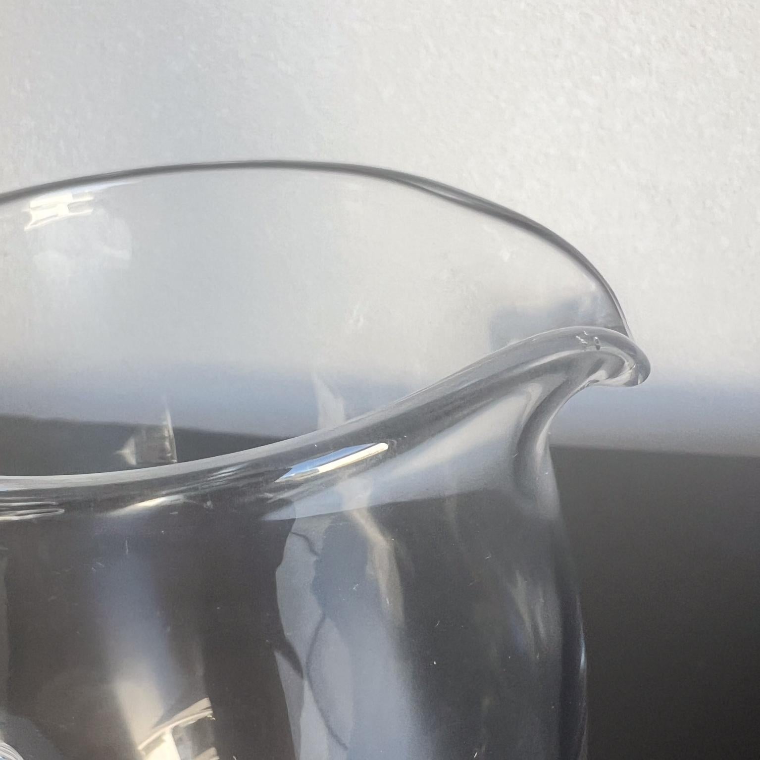20th Century 1960s French Baccarat Crystal Water Pitcher France For Sale