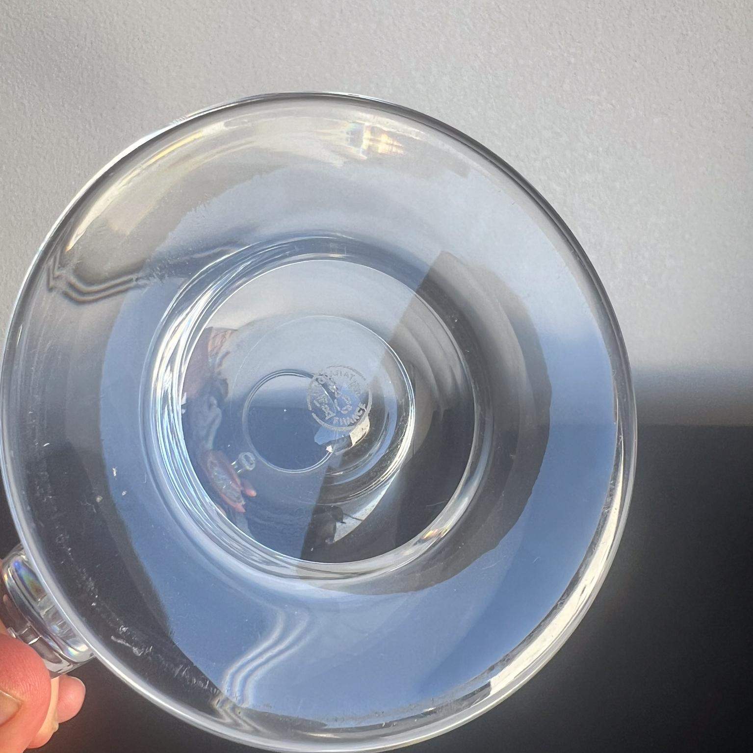 Glass 1960s French Baccarat Crystal Water Pitcher France For Sale